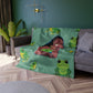 Crushed Velvet Blanket - KAM-ART Baddie Frogs