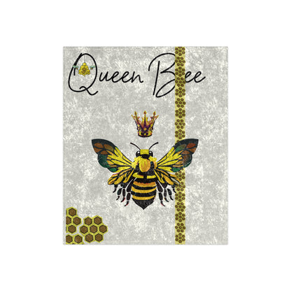 Crushed Velvet Blanket - Queen Bee