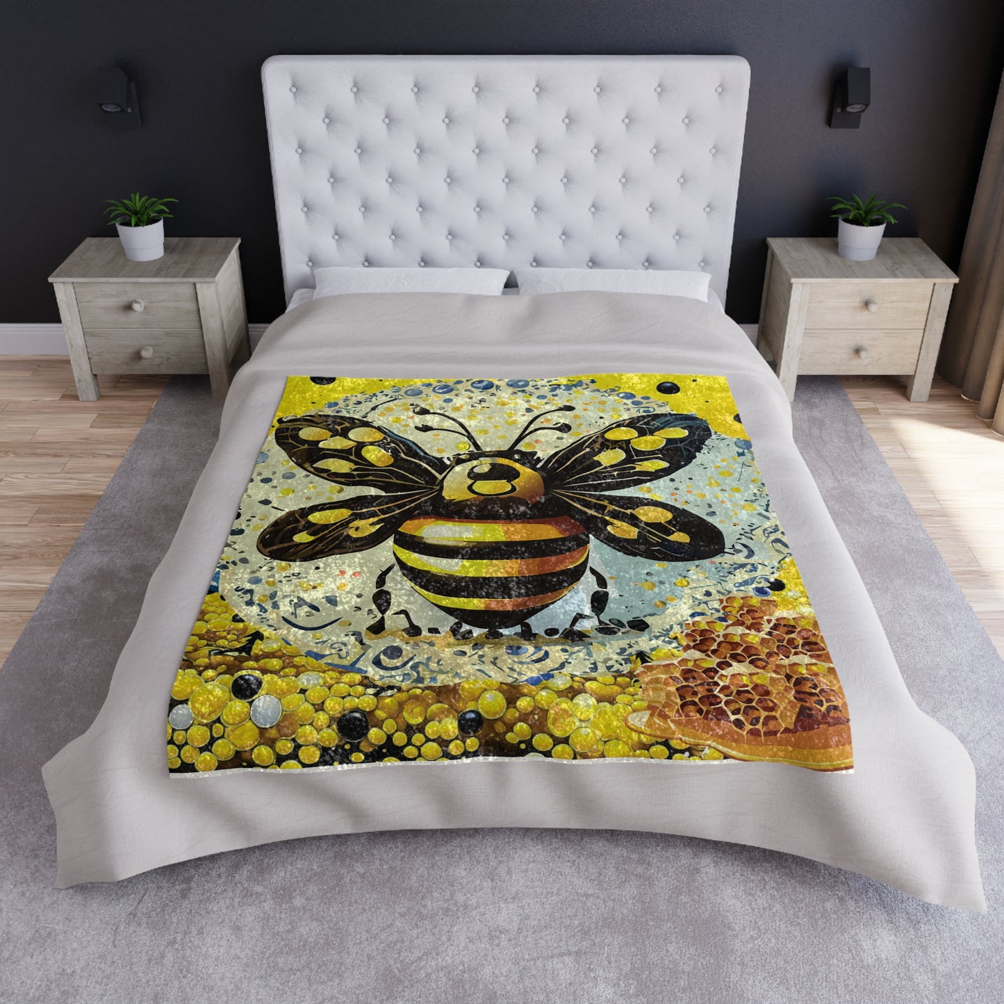 Crushed Velvet Blanket - Juicy-Bee